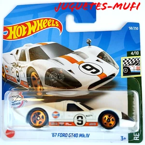 ´67 FORD GT40 Mk.IV HOT WHEELS 2022 RETRO RACERS 4/10 hcw67-m521 Mattel New - Imagen 1 de 3