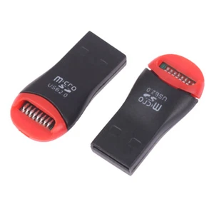 Mini Lonyard Memory Carte Reader Adaptors to USB 2.0 Adapter Remplaceme-wf - Photo 1/12