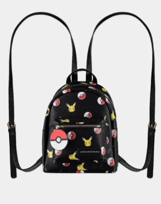 Pokémon Pikachu  Mini PU Rucksack Fan Merchandise Gamer - Bild 1 von 2