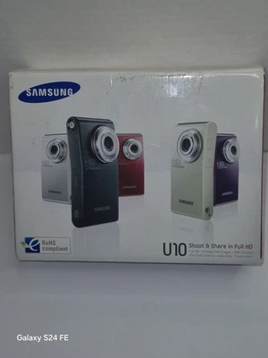 NEW Red Samsung HMX-U10 High Definition Camcorder/ Camera - Image 1 of 4