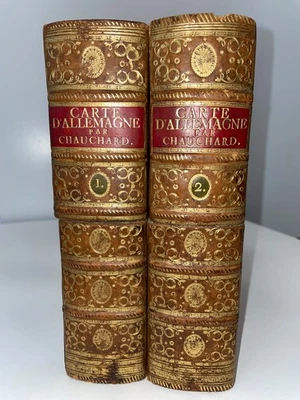 ALEMANIA c. 1780 CHAUCHARD MAPA DE PARED GRANDE 12 HOJAS SIGLO XVIII Foto 1 de 4