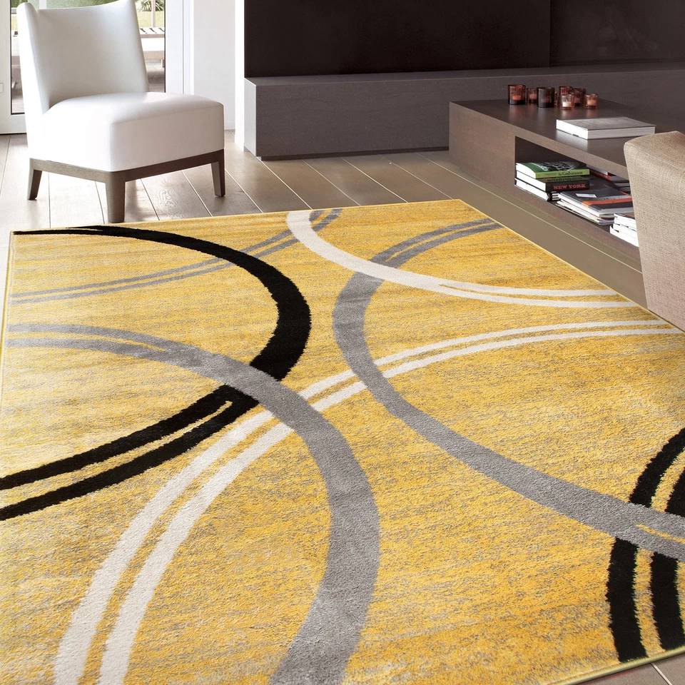 Rugshop Area Rug Modern Abstract Circles Design Rugs for Living Room Bedroom Rug - Image 1 of 4