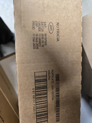 (12)Nutricia Pepticate Formula (13,2 oz) CADUCIDAD 26/09 ENVÍO GRATUITO Foto 1 de 2