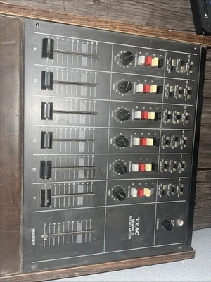 Teac Model 2 Audio Mixer 6 Channel Analog Mixer Powers On Not Fully Tested - Image 1 of 4