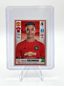 2019 Panini EPL Sticker Mason Greenwood #397 Rookie Manchester United Marseille - Bild 1 von 2