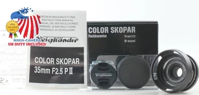 [Quase Não Usado Na Caixa Capô] Lente Voigtlander COLOR-SKOPAR 35mm f2.5 P II JAPÃO - Imagem 1 de 4