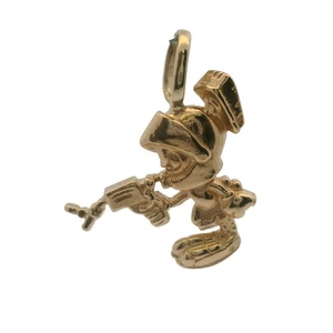 Dije Marvin el Marciano Vintage Italiano Oro Amarillo 14kt - Imagen 1 de 2