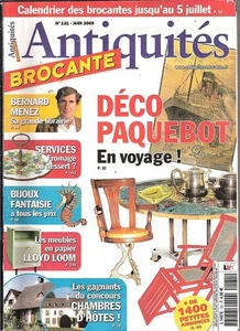 JOURNAL REVUE - ANTIQUITES BROCANTE N° 131 JUIN 2009 - DECO PAQUEBOT - Bild 1 von 1