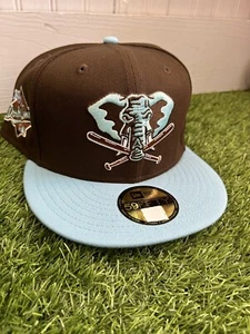 NEW ERA MENS OAKLAND ATHLETICS 1989 WS 59FIFTY FITTED HAT MUDDY WATERS 7 1/4 - Picture 1 of 6