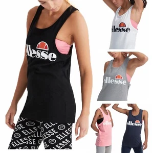 ellesse Ladies Abigaille Vest Sleeveless T-Shirt Sport Top Freizeit Damen Tee - Bild 1 von 13