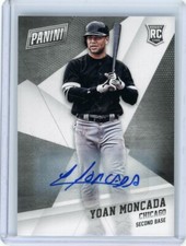 2017 Panini Black Friday #70 YOAN MONCADA Rookie Card Auto - Chicago 