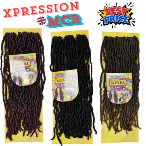 Jazzy Hair Treccia all'uncinetto Kinki Lox 18" pollici venditore UK - Foto 1 di 1