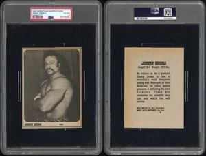 PSA 4 1981 Wrestling Superstars Hand Cut Jimmy Snuka POP1 Six↑ - Picture 1 of 2
