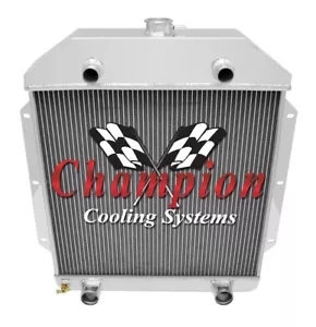 3 Row Cold Champion Radiator for 1949 - 1953 Ford Cars Flathead Configuration - Foto 1 di 7