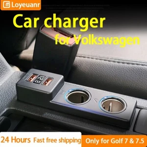 LOYEUANR Car Charger for Volkswagen Golf 7 / 7.5 Cigarette Lighter Fast Charging - Photo 1 sur 9