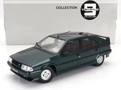 PROMO : 1800465 CITROËN BX GTi phase 2 de 1990 vert métallisé au 1/18 de Triple9 - Photo 1/2