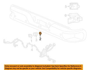 GM OEM 19-24 Blazer Rear Bumper Electrical Components-Park Sensor Ring 13598576 - Picture 1 of 2
