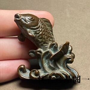 chinese copper bronze carving fish