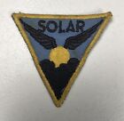Wwii Solar Aviation Aircraft Factory Patch Aero Test Pilot Aaf Us Air Force Rare
