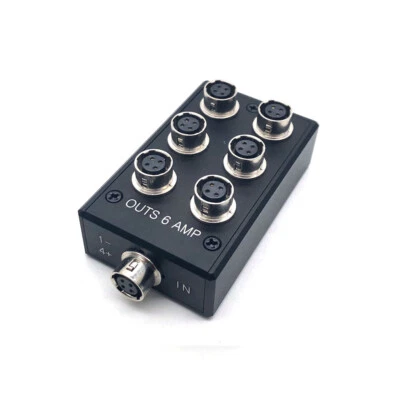 Sound Devices 633 688 Zoom F8/F4 Hirose 4 Pin Power Outs 6 AMP Distributor Box - Image 1 of 4