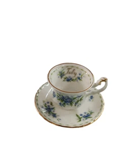 Tazza in miniature da collezione/Royal Albert/ luglio - Picture 1 of 1
