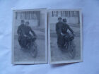 Original Photo WWII Independent State of Croatia - Home Guard on a motorcycle 