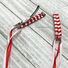 2 Ribbon Barrettes - braided, hair accessory, girl, 80's, quantity discount