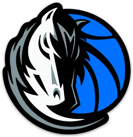 Dallas Mavericks Simple Logo Type Die-cut MAGNET Cover