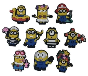 MINIONS Shoe Charms Cartoon Compatible w/ CROCS (10 Pc) - Picture 1 of 1