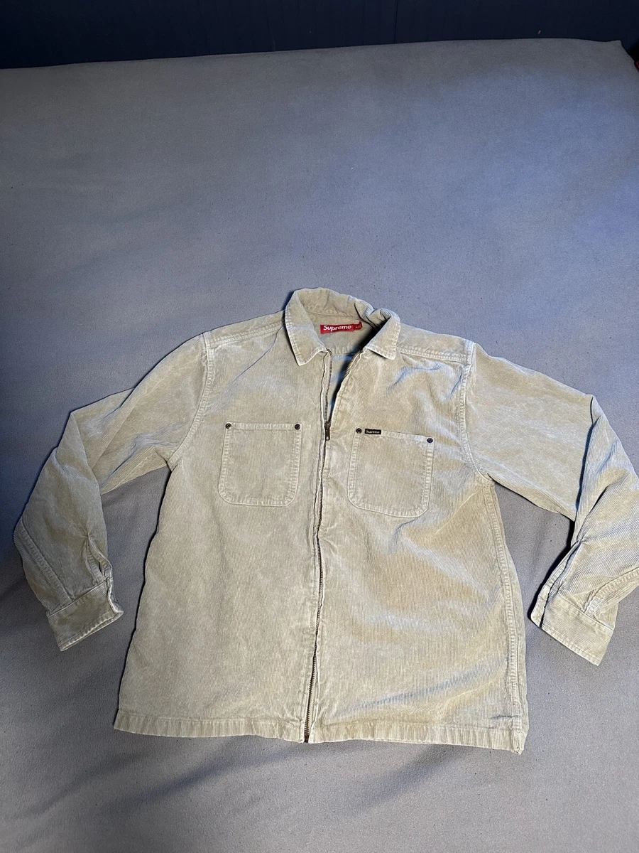Supreme Corduroy Regular Size Casual Button-Down Shirts for Men