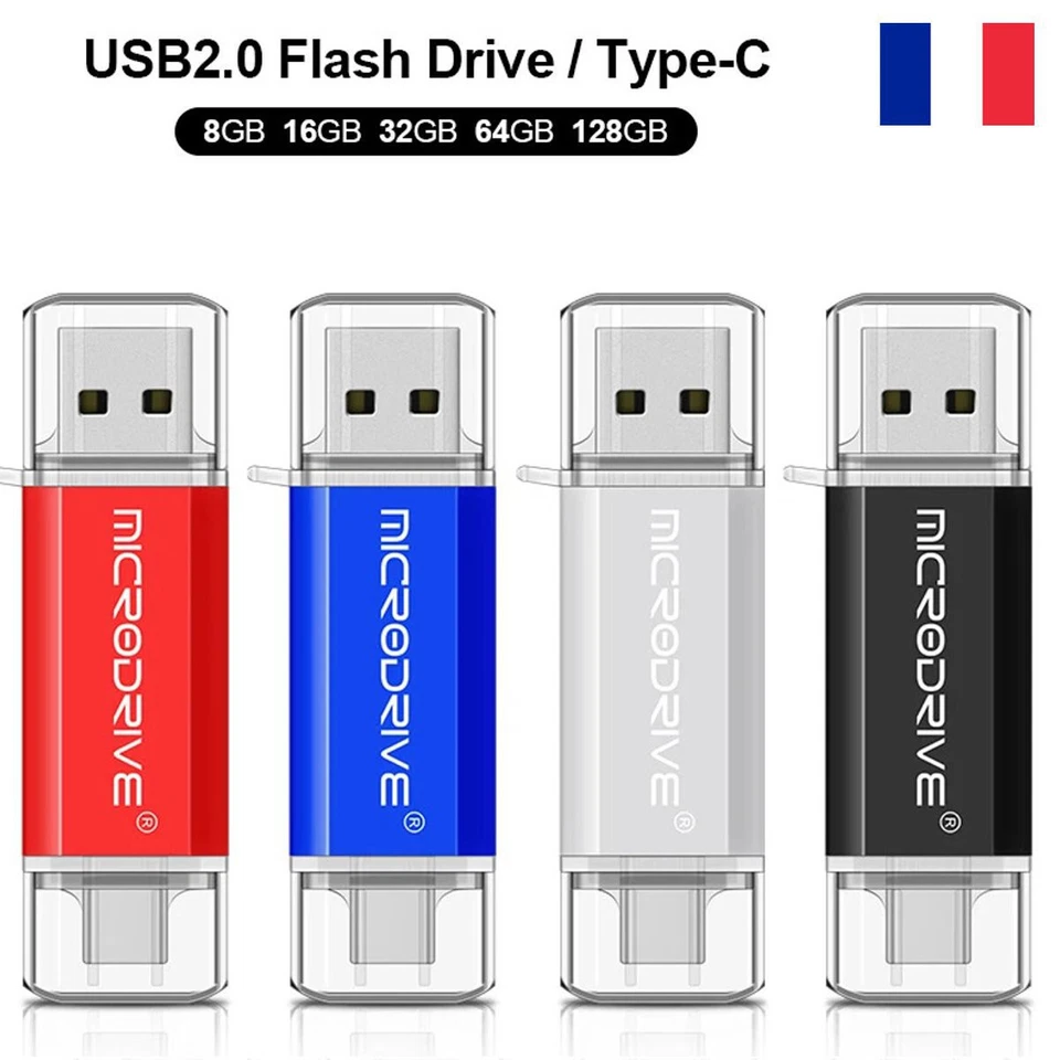 Clé USB 128 Go 128Gb 64 go Type C OTG USB Flash pour smarphone Android et PC - Photo 1/4