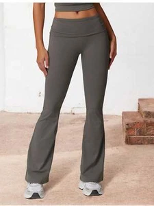 Women's Flared High Waist Yoga Pants For Activewear And Everyday Comfort - Picture 1 of 33