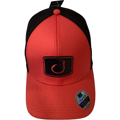 Avid Premium Fishing Products Dark Coral Iconic Trucker S/M Flexfit Cap Hat $29 - Image 1 of 4