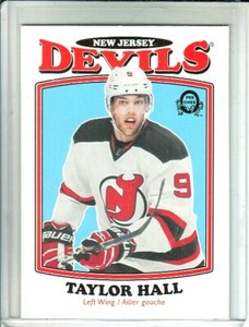  2016-17 O-Pee-Chee Retro Blank Backs #200 Taylor Hall NEW JERSEY Devils