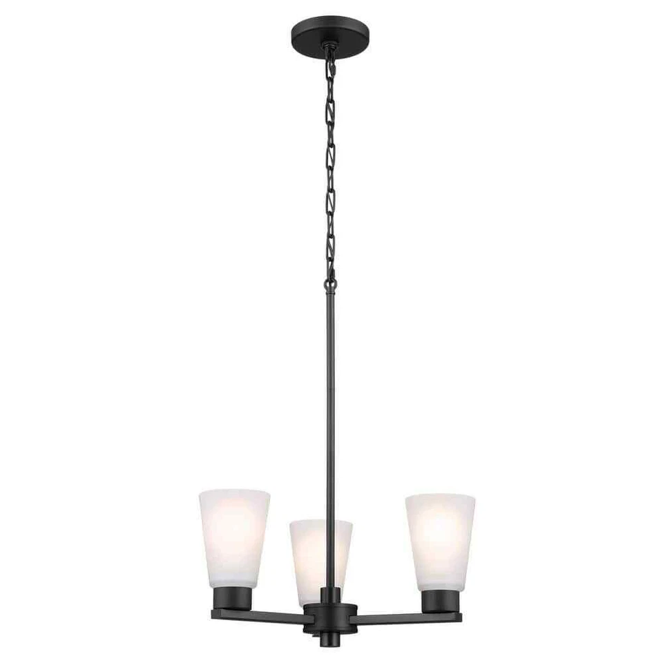 Kichler Lighting 52435BK Stamos Chandelier Black