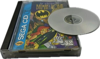 SegaCD Adventures of Batman & Robin 1995 Video Game Complete - Image 1 of 4