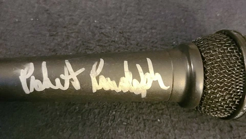 ROBERT RANDOLPH SIGNED MICROPHONE COLORBLIND DAVE MATTHEWS W/COA+PROOF RARE WOW Cover