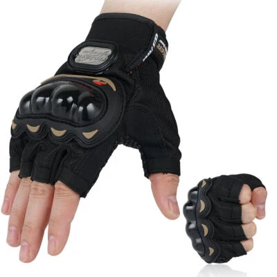 Tactical Fingerless Gloves for Motorbike Motorcycle Cycling Climbing Hunting - Image 1 of 4
