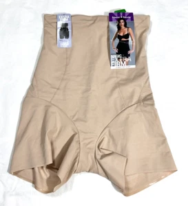 Naomi & Nicole Shapewear Size Large High Waist Boy Short Extra Firm Nude 7928 - Picture 1 of 9