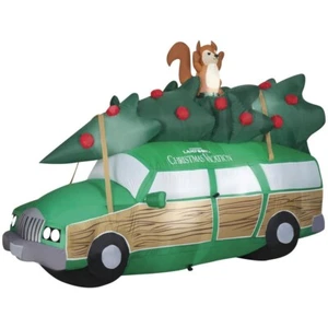 8.5' National Lampoon Classic Station Wagon Christmas Inflatable Holiday Decor - Picture 1 of 3