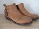 Clarks tan suede ankle boots size 5