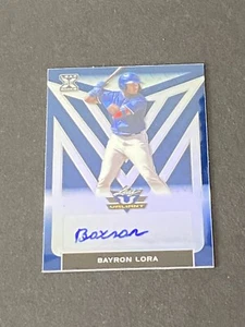 Bayron Lora 2020 Leaf Valiant XRC Blue Auto #ed 32/50 - Bild 1 von 10