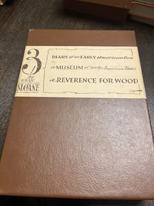 3 Books By Eric Sloane - Reverence For Wood, Museum Of Early American Tools 1962 - Picture 1 of 6