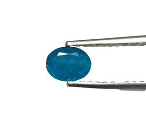0.80Ct 100% Natural Apatite Oval Shape making Ring, Pendent LOOSE GEMSTONE - Picture 1 of 4