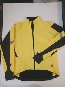 Novara Cycling Jacket Mens Size Large Yellow & Black - Picture 1 of 4