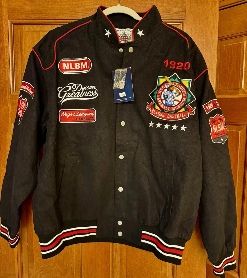 Chaqueta Negra League Racing (American Legends) Talla Grande Foto 1 de 2