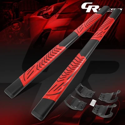 PAR DE ESTRIBO PLANO DE 5" PARA FORD F-150-F350 2015-2024 SUPER DOBLE CABINA Foto 1 de 4