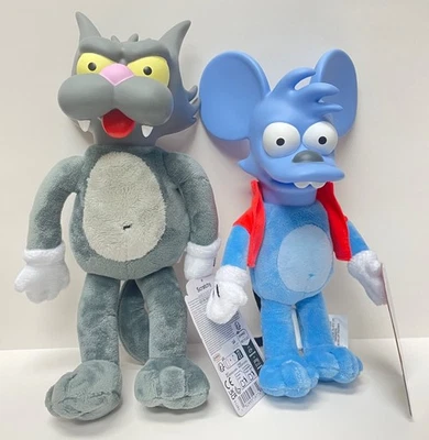 Bonecas de pelúcia The Simpsons Itchy & Scratchy Jakks Pacific | 2025 - Imagem 1 de 4