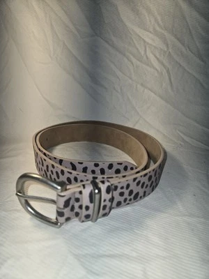Handmade Womens Pink Leopard Spot Belt Size L In Cambodia - Image 1 of 4