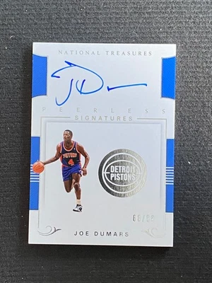 Joe Dumars 2017-18 Panini National Treasures Peerless Autographs /99 #PS-JDM - Image 1 of 2
